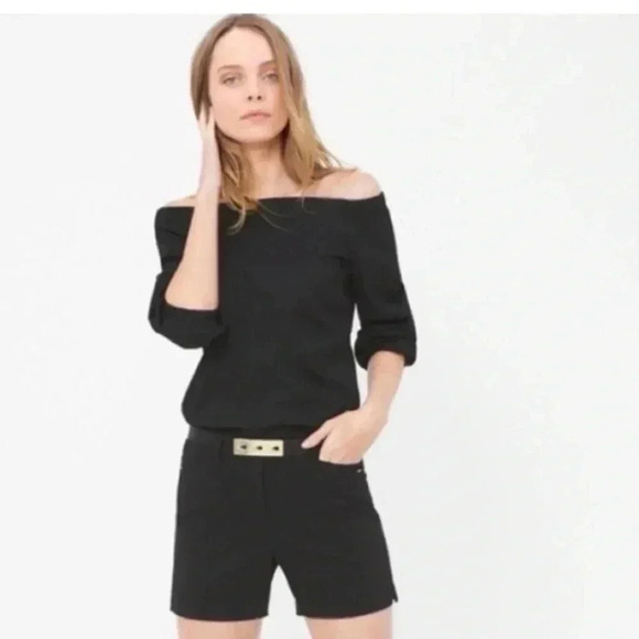 NWT White House Black Market Off-The-Shoulder
Poplin black Top - small - Picture 4 of 10